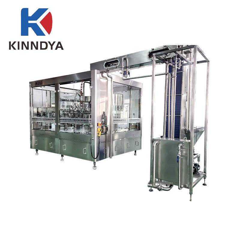 How does a liquid filling machine achieve efficient, clean, and flexible integrated food packaging production?